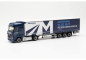 Preview: 953498 Mb Actros '18 L Bigspace Gardinenplanen-Sattelzug "MANVESTA" Herpa - SALE