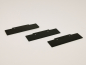 Preview: 3x Spritzlappen schwarz unbedruckt Herpa