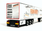 Preview: 945202 DAF XF SSC Gardinenplanensattelzug "Justen Transporte" Herpa
