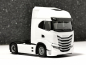 Preview: 313445 Iveco S-Way Zugmaschine, weiß Herpa