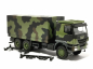 Preview: 746786 Iveco Trakker 6x6 mit Wechselaufbau Flecktarndesign „Bundeswehr“ Herpa
