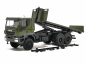 Preview: 746526 Iveco Trakker 6x6 Abrollflat-LKW "Bundeswehr" Herpa