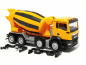 Preview: 314138 MAN TGS NN Betonmischer-LKW 4-achs, kommunalorange Herpa