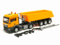 Preview: 314589 MAN TGS TM Schmitz Kipp-Sattelzug, kommunalorange Herpa -SALE-