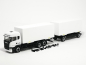 Preview: 746830 Scania R `13 HL Wechselkoffer-Hängerzug „Bundeswehr Fahrschule“ Herpa