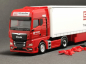 Preview: 945523 MAN TGX GX Gardinenplanen Sattelzug "Strieder Spedition" Herpa SALE