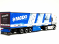 Preview: 941112 DAF XF 105 (2017) SSC Gardinenplanen-Sattelzug „FACIDO/Justen“ Herpa