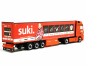 Preview: 941105 MB Actros L Gigaspace Gardinenplanen-Sattelzug „ suki/Justen“ Herpa