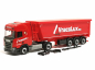 Preview: 316859 Scania CR 20 HD Stahlrundmulden-Sattelzug "Vracslux" (Luxemburg/Perle) Herpa