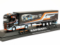 Preview: 122283 Scania CR 20 HD Schubboden-Sattelzug "Repinski / Le Mans" (PL) Herpa -SALE