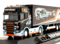 Preview: 122283 Scania CR 20 HD Schubboden-Sattelzug "Repinski / Le Mans" (PL) Herpa -SALE