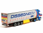 Preview: 316729 Scania 142 Gardinenplanen-Sattelzug "Dissegna" (Italien/Rossano Veneto) Herpa