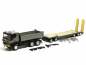 Preview: 317184 Iveco Trakker 6x6 Kipper-LKW mit TU4-Anhänger, grau/gelb Herpa