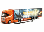 Preview: 317450 Mb Actros L Gigaspace Lowlinergardinenplanen-Sattelzug "Ferntrans Haas" Herpa