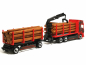 Preview: 317443 Scania CR20 HD Holztransporter-Hängerzug (mit Ladung) "Wurm Transporte" Herpa