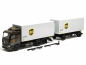 Preview: 317832 Mercedes-Benz Actros Classicspace Wechselkoffer-Hängerzug "UPS" Herpa