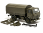 Preview: 747073 Mercedes-Benz NG LKW 5t Pritschen-LKW mit Rundplane 2achs "Bundeswehr" Herpa