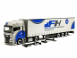 Preview: 957250 MAN TGX GX Lowliner Gardinenplanen Sattelzug "Freudenmann-Hennsler" Herpa