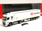 Preview: 318013 DAF XG Gardinenplanen-Sattelzug "DB Schenker / City Trans Harz" Herpa