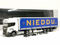 Preview: 957755 Scania CR 20 Gardinenplanen Sattelzug "NIEDDU" Herpa