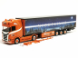 Preview: 318785 Scania CS 20 HD 15m Gardinenplanen-Sattelzug "Ferntrans Haas" Herpa