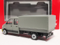 Preview: 098328 MAN TGE Doppelkabine mit Pritsche grau/gelb Herpa