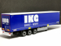 Preview: Gardinenplanen Auflieger "IKG", blau Herpa