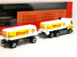 Preview: 316071 Volvo FH 2020 Flachdach Benzintank-Hängerzug "Shell" Herpa