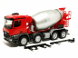 Preview: 319133 Mercedes-Benz Arocs M Betonmischer-LKW 4-achs, rot/silber Herpa
