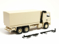 Preview: 747202 Mercedes-Benz Arocs 6x6 Pritsche/Plane, sandbeige undekoriert Herpa