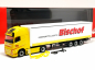 Preview: 319348 Volvo FH GL XL electric Gardinenplanen-Sattelzug "Bischof" Herpa