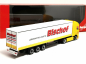 Preview: 319348 Volvo FH GL XL electric Gardinenplanen-Sattelzug "Bischof" Herpa