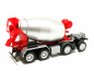 Preview: 4a Fahrgestell mit Betonmischer (Mercedes-Benz), rot/silber Herpa
