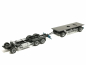 Preview: Scania Fahrgestell 7,45m + Anhänger 7,45m silber/grau Herpa 769