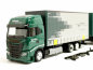 Preview: 319607 Iveco S-Way Gardinenplanen-Hängerzug (Lang-LKW) "Spedition Schwarz" Herpa
