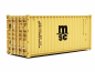 Preview: 20ft. Container, dunkelgelb "MSC" FALLER (nicht kompatibel mit Herpa)