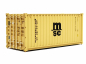 Preview: 20ft. Container, dunkelgelb "MSC" FALLER - SALE