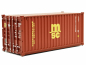 Preview: 20ft. Container "MSC" braun/gelb FALLER (nicht kompatibel mit Herpa)