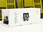 Preview: 20ft. Kühlcontainer "MSC", weiß FALLER (nicht kompatibel mit Herpa)