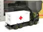Preview: 747288 Iveco Trakker 8x8 mit Ladekran 20 ft. Container "Bundeswehr" Herpa