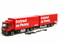 Preview: 320269 Mercedes-Benz Classicspace Kühlkoffer-Hängerzug "Penny" Herpa