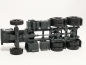Preview: Fahrgestell MB 3achs 6x4, grau/schwarz Herpa 066
