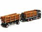 Preview: 320078 Mb Arocs 18 Bigspace Holztransporter-Hängerzug "Jürgen Ehrmann Transporte" Herpa