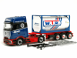 Preview: 320443 Mercedes-Benz Actros L ProCabin Gigaspace 20ft Tankcontainer-Sattelzug "Bermes" Herpa