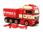 Preview: 960991 MAN TGX GX mit Tiefladeanhänger und MAN TGE Kasten Hochdach "Torben Rafn" Herpa
