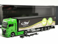 Preview: 956741 MAN eTGX Schubboden-Sattelzug "MAN Truck & Bus SE/Fiegl" grün Herpa