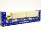 Preview: MAN F90 3-achs Koffer-Hängerzug unbedruckt, beige r+H Modellauto 1:87 R3