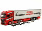 Preview: 320498 MAN TGX GX Gardinenplanen-Sattelzug "Hebeis Transporte" Herpa