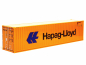 Preview: 40 ft. Hapag Lloyd Container - orange - Herpa