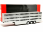 Preview: 076333-003 Viehtransporterauflieger 3achs, silber lackiert Herpa